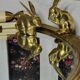Lapin en laiton