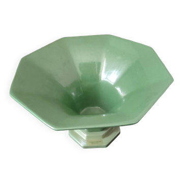 François Chatain Emerald Green Ceramic Cup