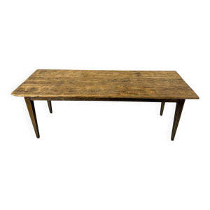 Ancienne table de ferme - fuseaux