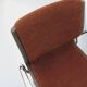 Vintage Steelcase Strafor office chair in chrome and fabric from the 70s