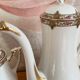 Coffee service in porcelain vignaud limoges - 1950