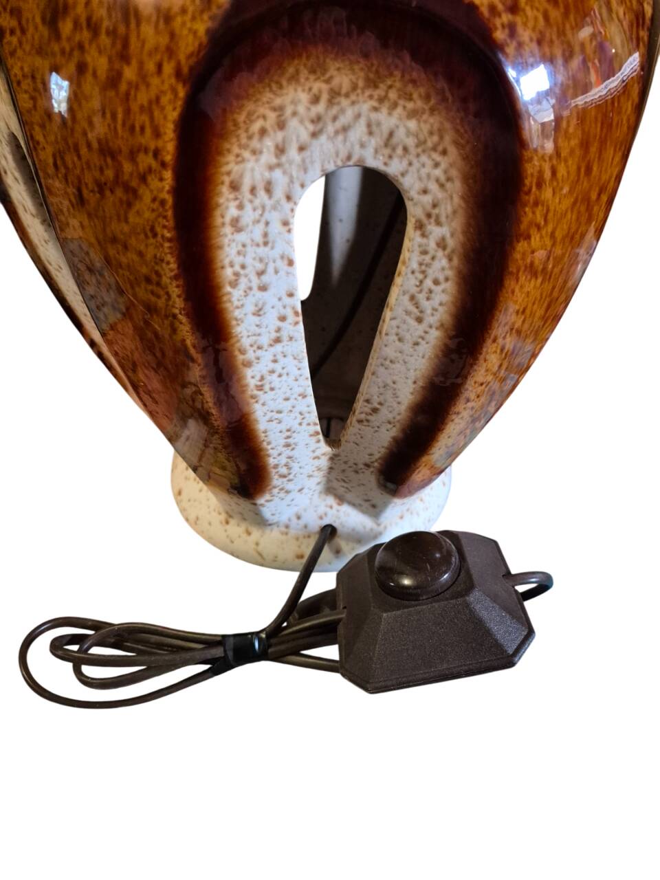 Ceramic lamp signed Baudin