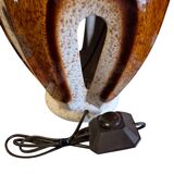 Ceramic lamp signed Baudin