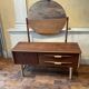 Vintage 1960s Danish Scandinavian dressing table chest of drawers with 2 drawers