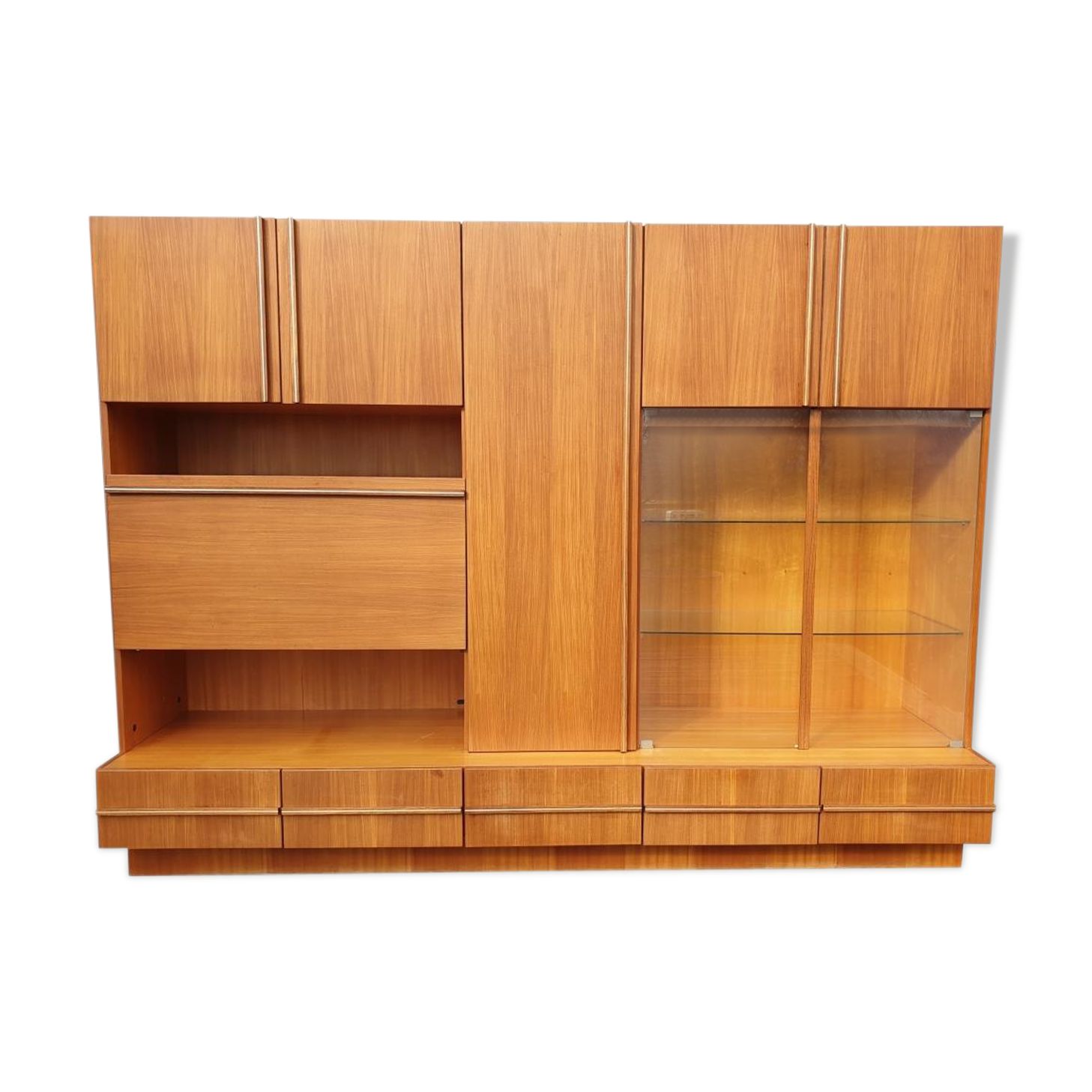 Library living Luigi Bartolini Italian design 1970