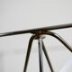 "Dining Table" by Max Sauze, steel and glass, France, circa 1970