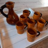 Old service 1 pitcher and 8 mugs/cups