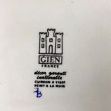 Plat de service en porcelaine de Gien