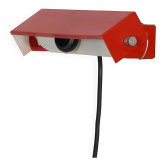 Metal wall lamp, Czech design from the 1970s