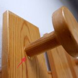 Pair of Slatted Wall Coat Racks