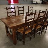 6 high back dining room chairs