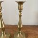 Pair of vintage brass candlesticks