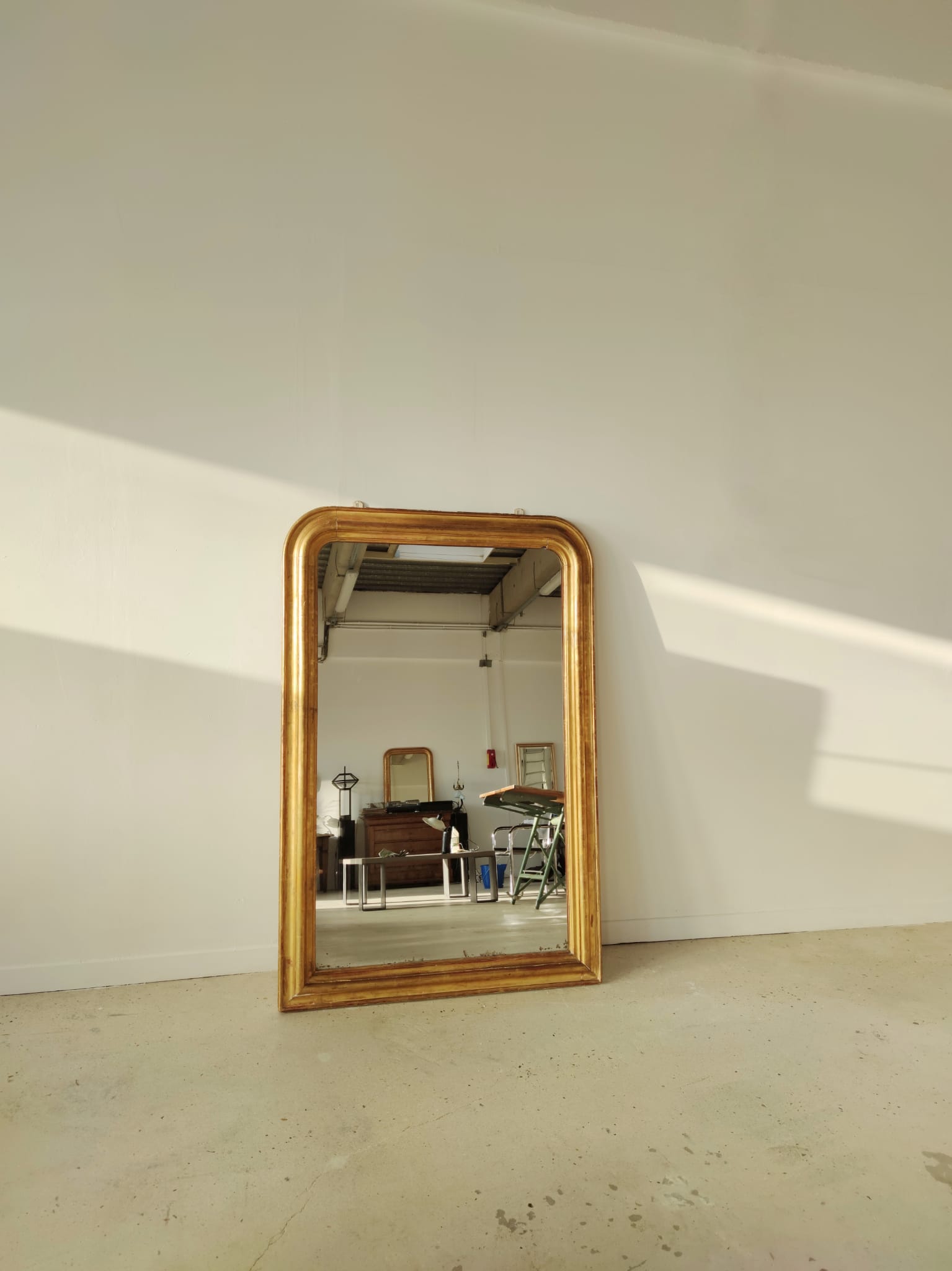 Gilded mirror louis philippe h style:1m66