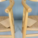 Set of four vintage First Chair PP201 by Hans J Wegner for Pp Furniture, De