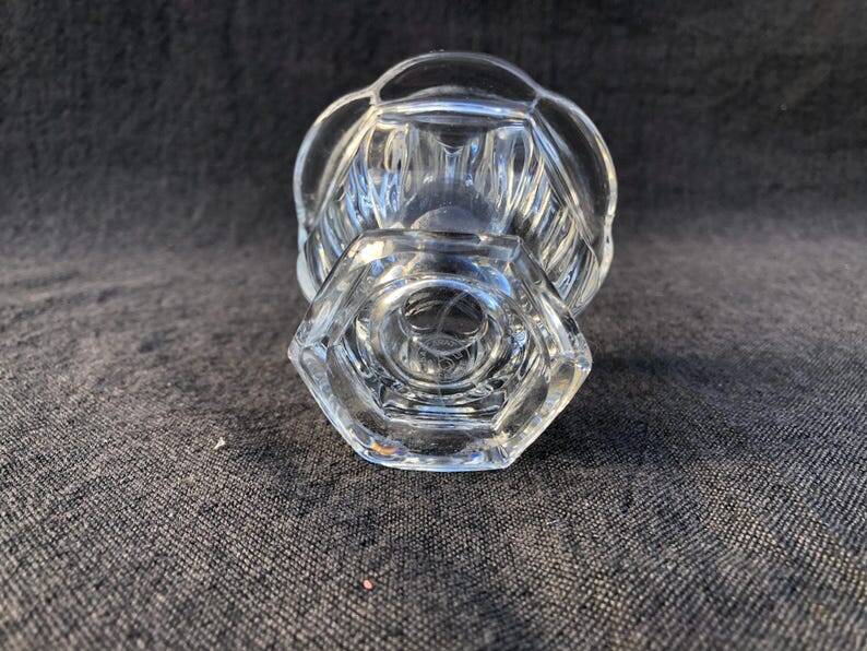 Vintage Baccarat Crystal Mustard/Jam/Honey Jar, Harcourt Missouri Model