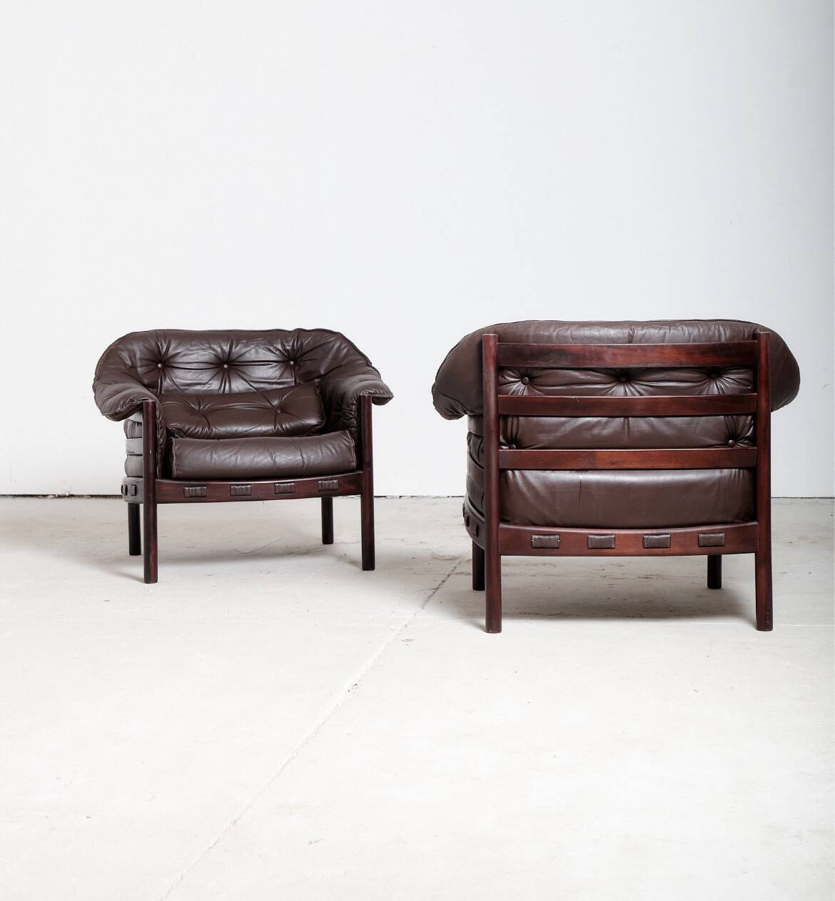 Leather Set by A. Norell for Coja 1970’s Sweden