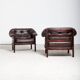 Leather Set by A. Norell for Coja 1970’s Sweden