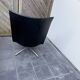 Swivel armchair EJ80B “Partner” – Erik Jørgensen – black leather