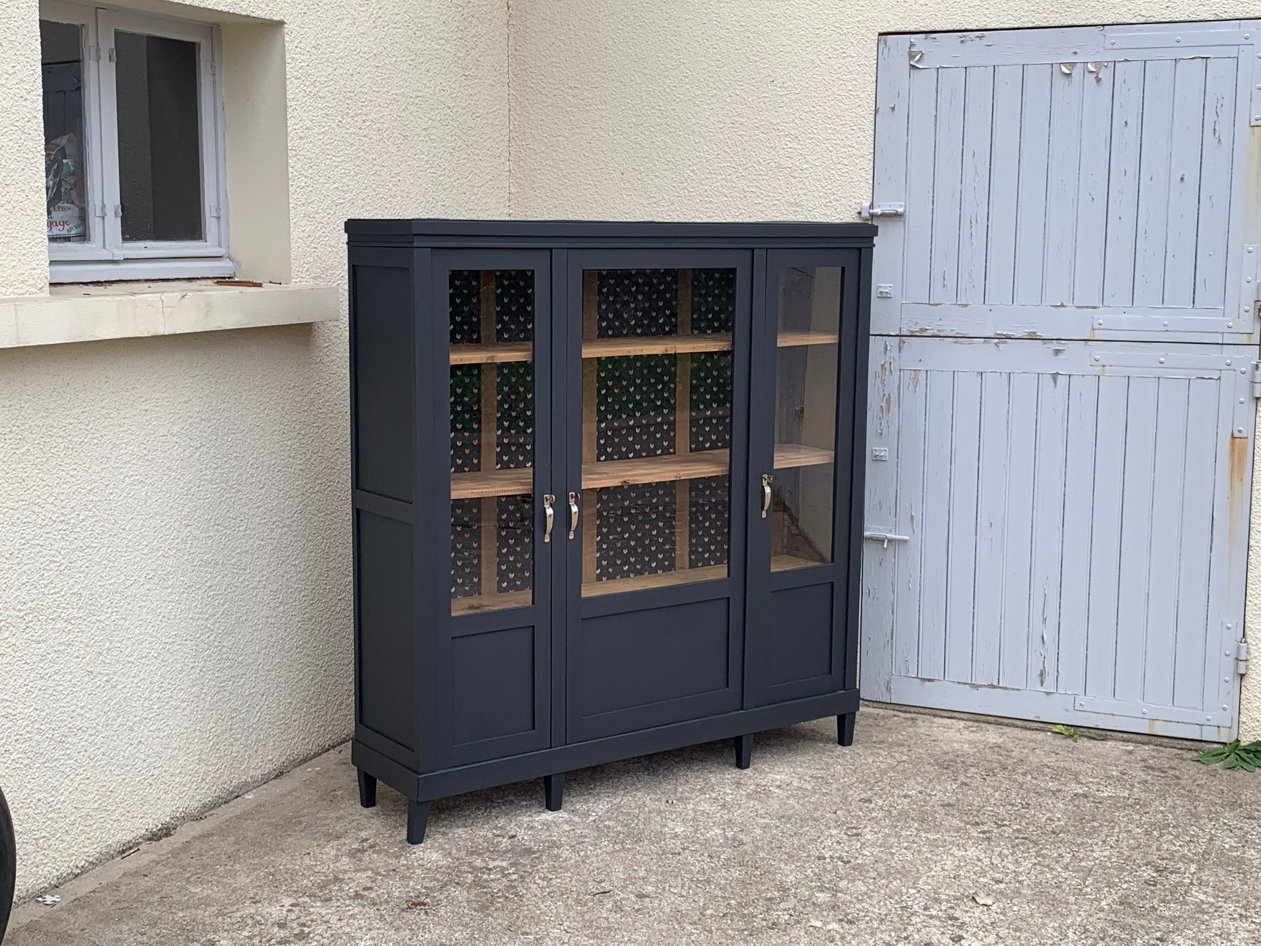 Removable glass cabinet art deco 1930