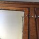 Doll cabinet 3 wooden doors with mirror
