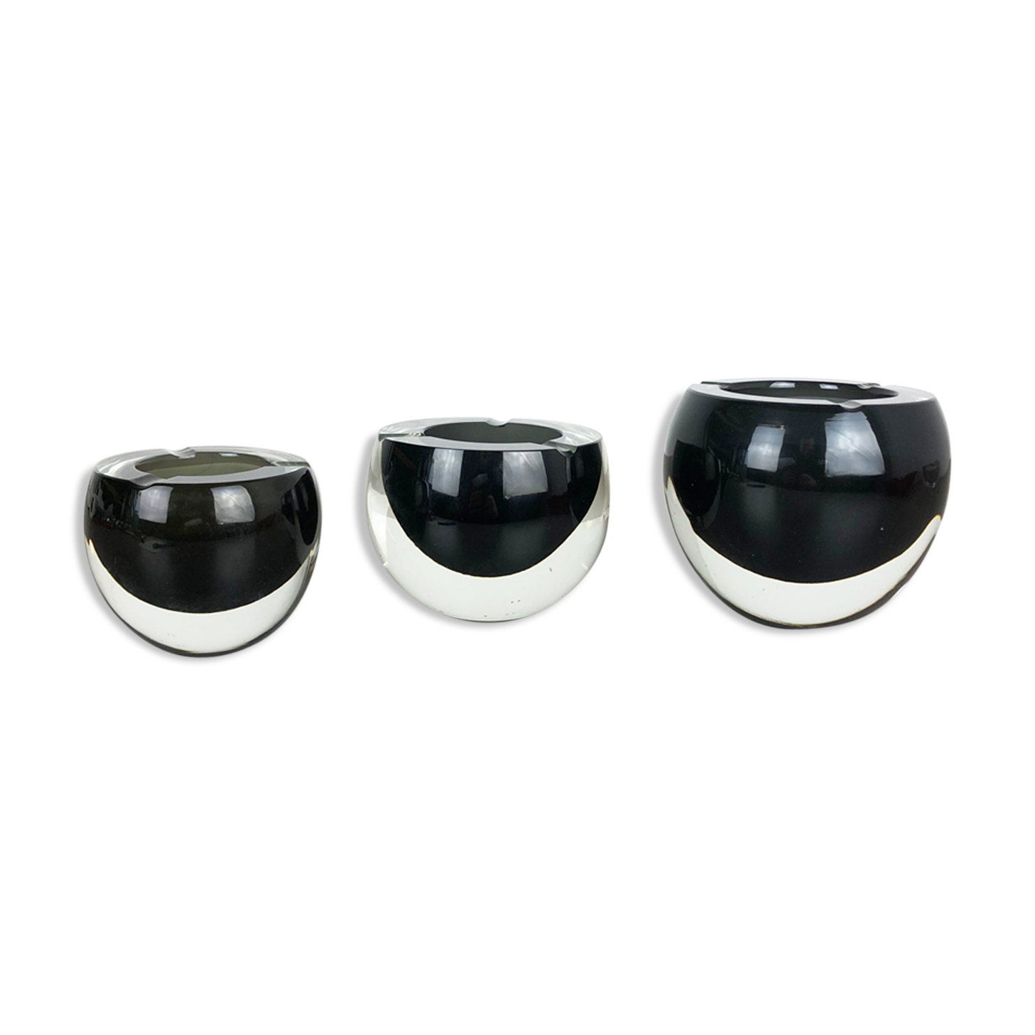 Murano glass ashtrays by Antonio da Ros, Cenedese, 1960s