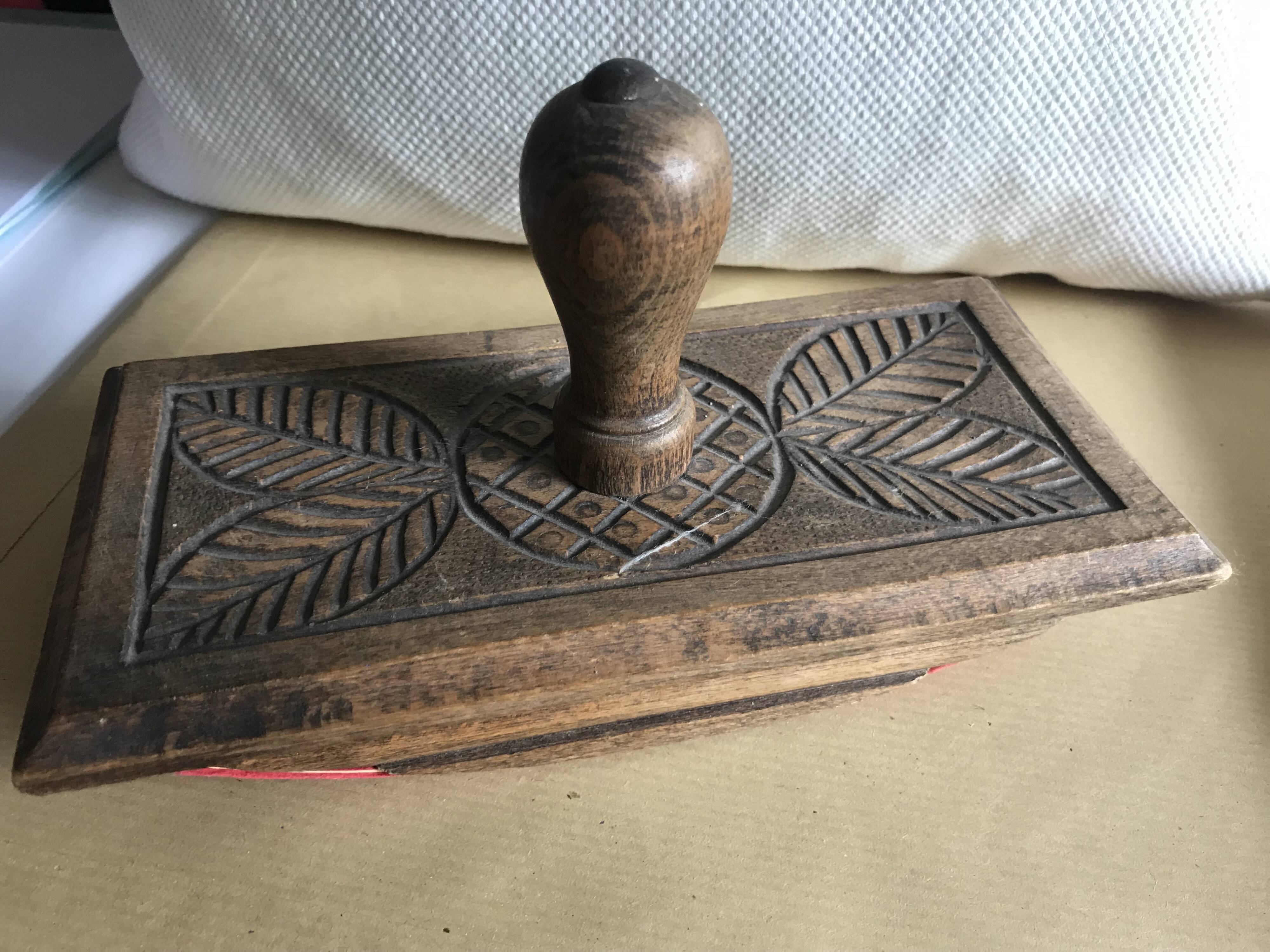 Old office blotter stamp