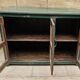 Ancien buffet vitré en teck birman