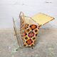 Porte-revues vintage flower power