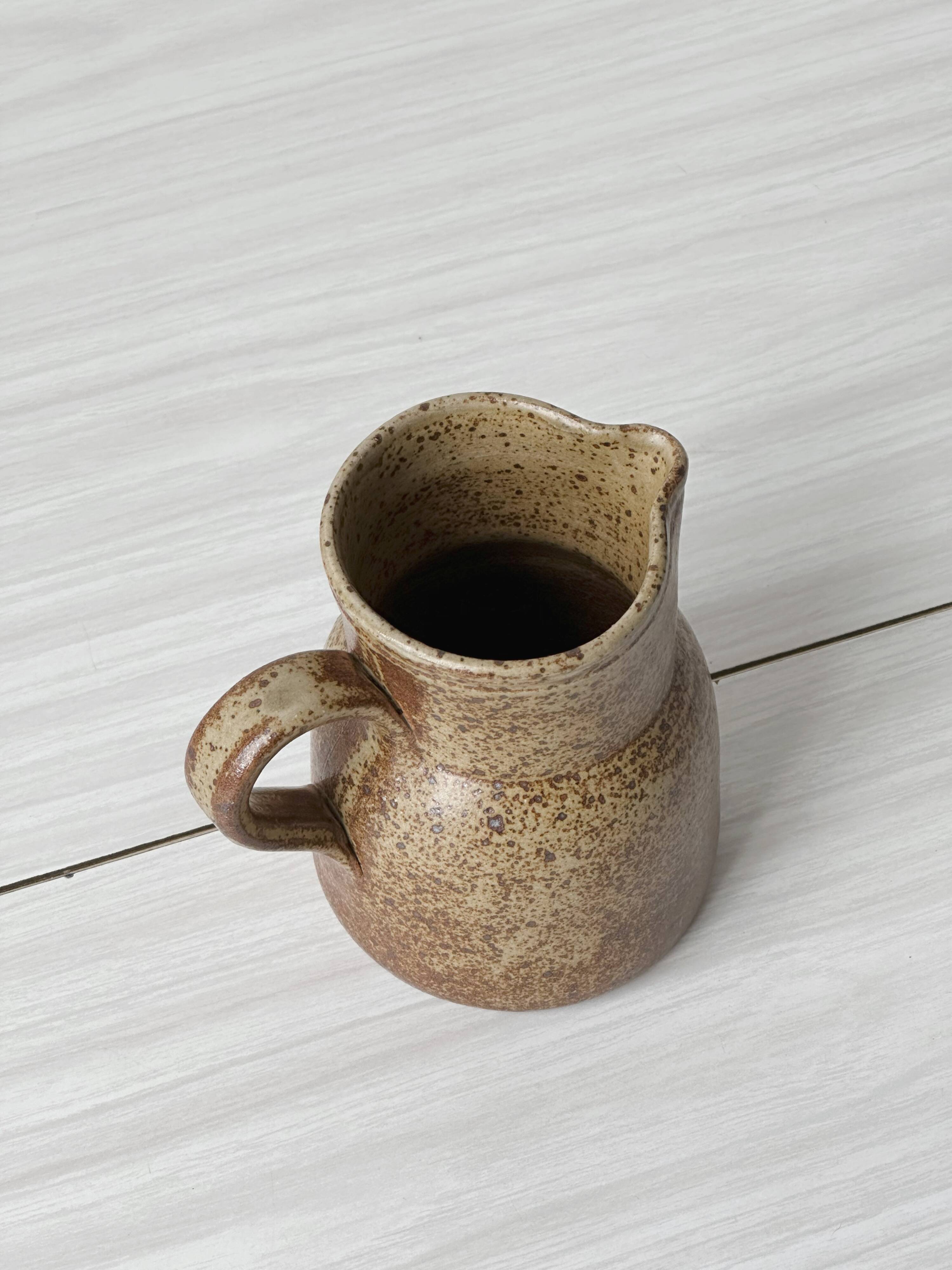 Pyrite ceramic milk jug