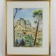 "La Roque Alric" watercolor on paper by Gabriel Kissling