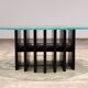 Table basse sculpturale en verre de Heinz Lilienthal 1970, Allemagne
