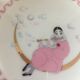Jewelry box/candy maker in porcelain Pierrot La Lune