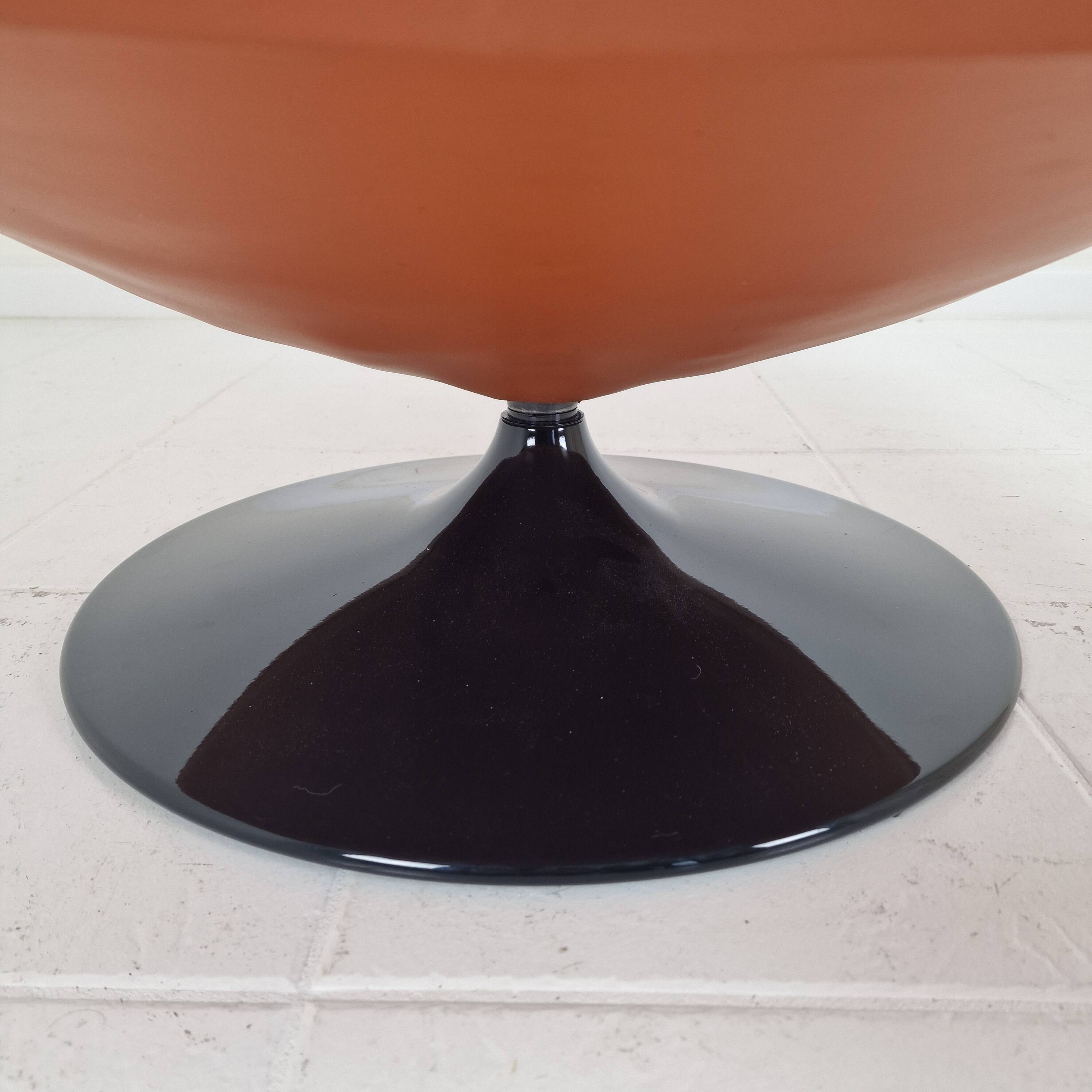 Artifort F518 Lounge Chair by Geoffrey Harcourt in Leather, 1970's