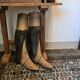 Anciens embauchoirs à bottes en bois