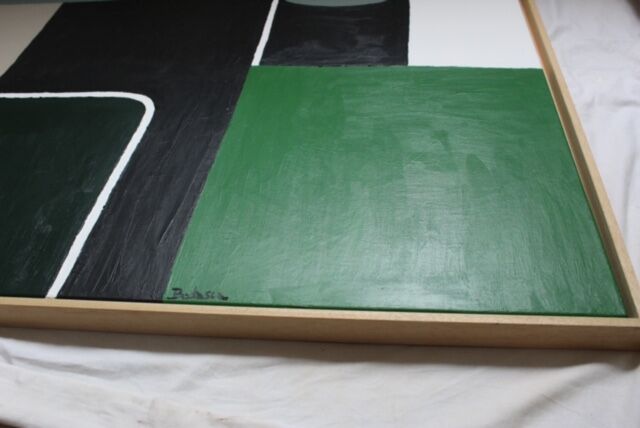 Abstrait géométrique vert no2