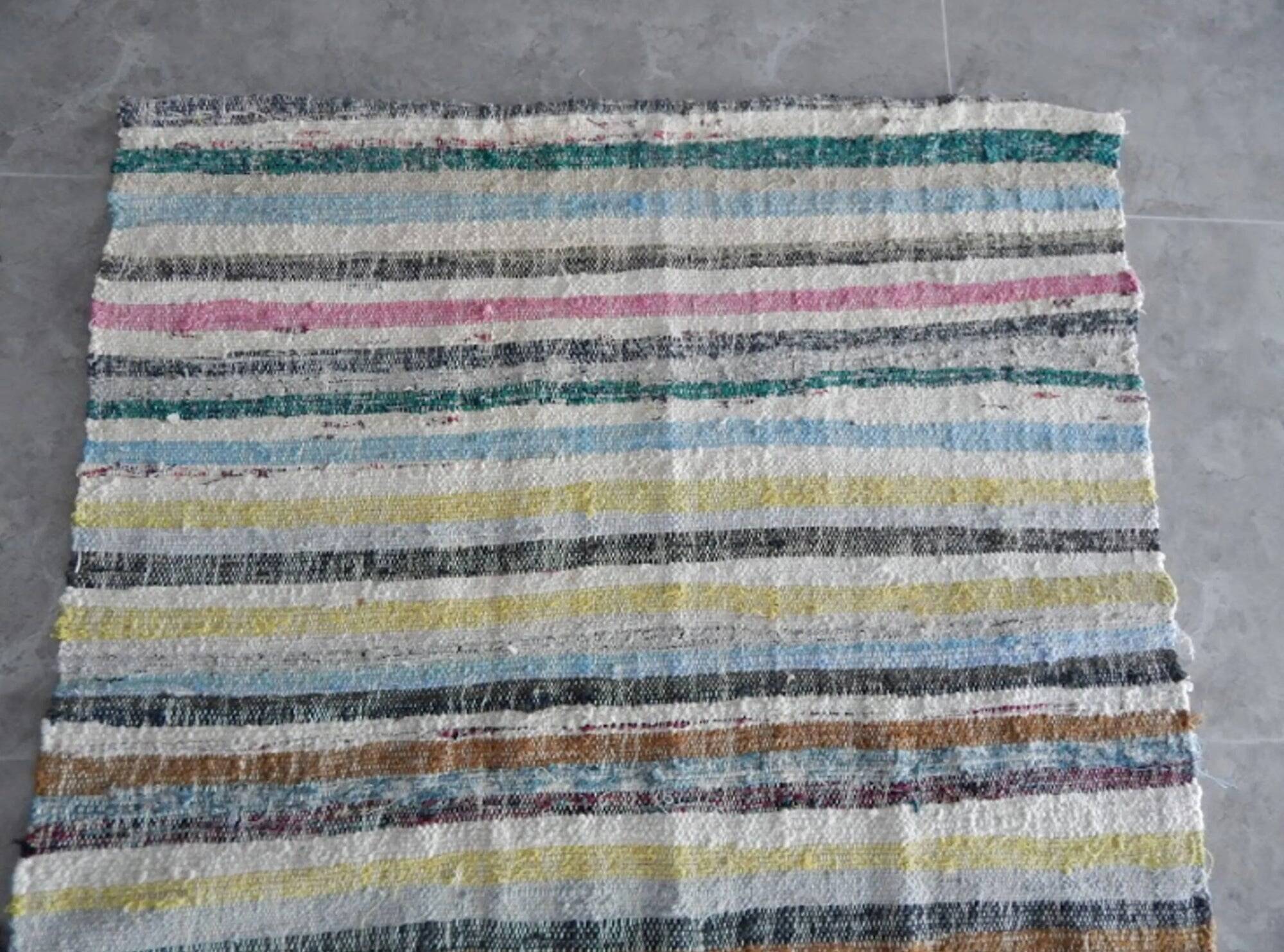 Vintage Turkish hallway rug 117x327 cm