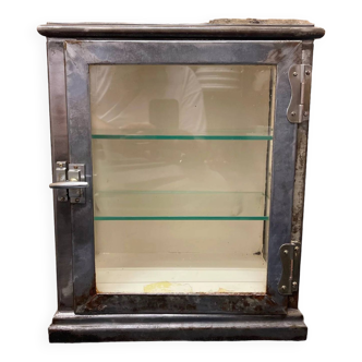 Mid 1900s medical or babrbers sterilization cabinet