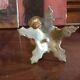 Brass flower candlestick
