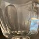 Lot of 8 old glass walking glasses of 2 different sizes