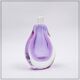 Flacon à parfum en verre soufflé violet « Sommerso »