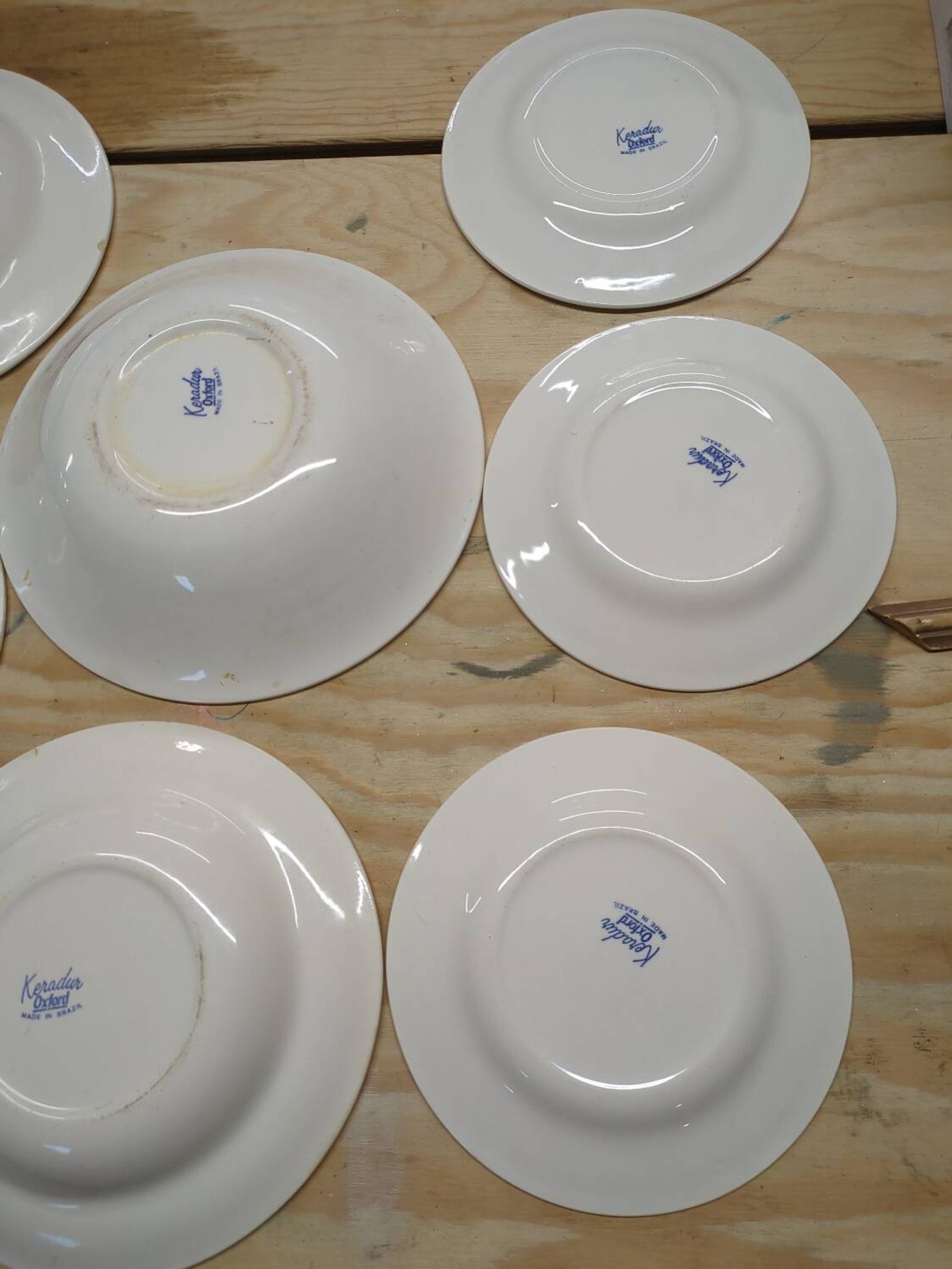 Lot assiettes Keradur Oxford