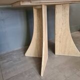 Vintage travertine dining table