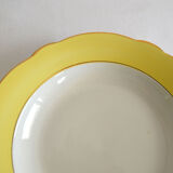 Set of two dishes Lunéville model Daffodil