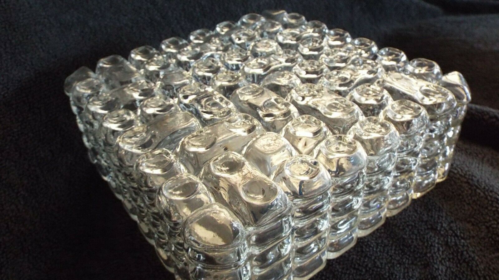 Glass ceiling light 60-70s