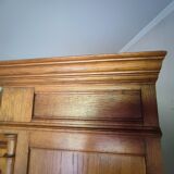Armoire 2 corps style Henry 2 en noyer