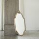 Miroir mural néoclassique en bois milieu du siècle