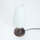 Wood bedside lamp, 1960's