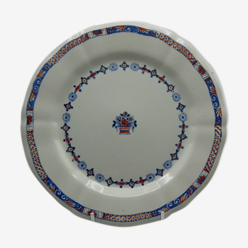 Earthenware plate "Rouen model"
