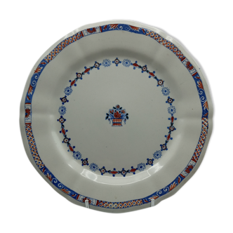 Earthenware plate "Rouen model"