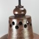 60s 70s Lamp Light Ceiling Lamp Ceramic Mid Century Space Age Brown